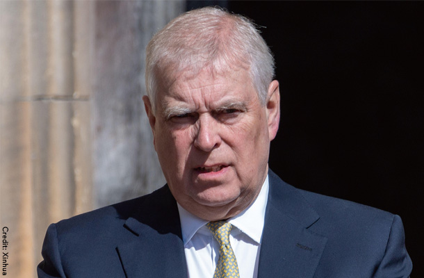 王子の称号が剥奪された、アンドリュー・マウントバッテン・ウィンザー氏