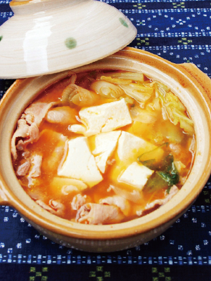 韓国風ピリ辛鍋