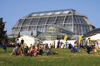 ベルリンのダーレム地区にある植物園（Botanischer Garten）の大温室