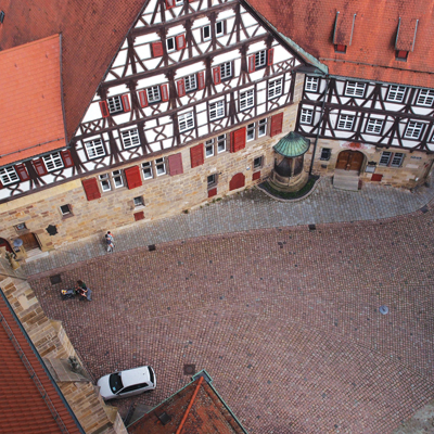 Stadtkircheの塔からの眺め