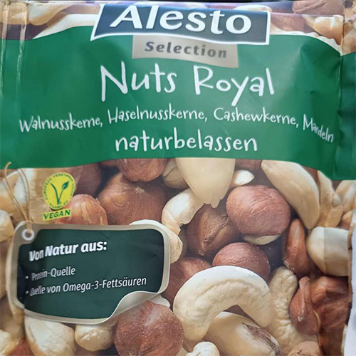 AlestoのNuts Royal naturbelassen