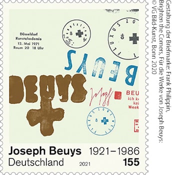 2021年の特殊切手 ヨーゼフ・ボイス生誕100周年