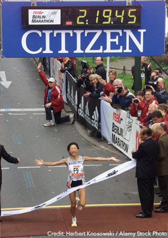 ベルリンマラソン 高橋尚子選手