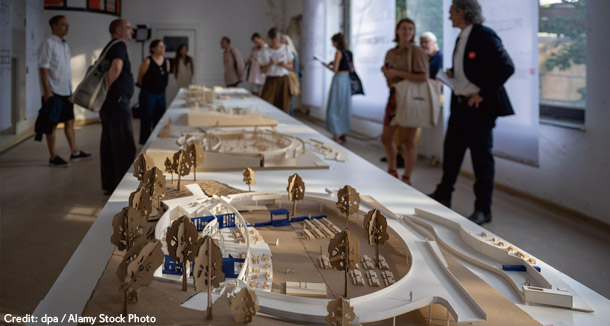 展覧会「Wanna See Wannsee?」で展示されたヴァンゼー湖水浴場の未来