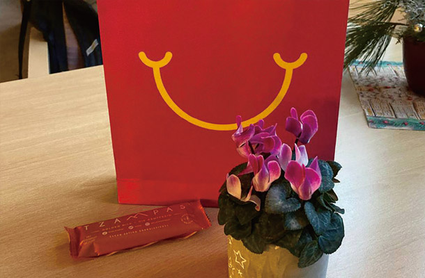 同僚からの誕生日プレゼント