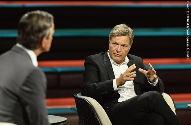 8月27日、公共放送ZDFのトークショー「Markus Lanz」に出演したハーベック氏